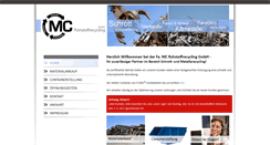 Desktop Screenshot of mc-rohstoffrecycling.de